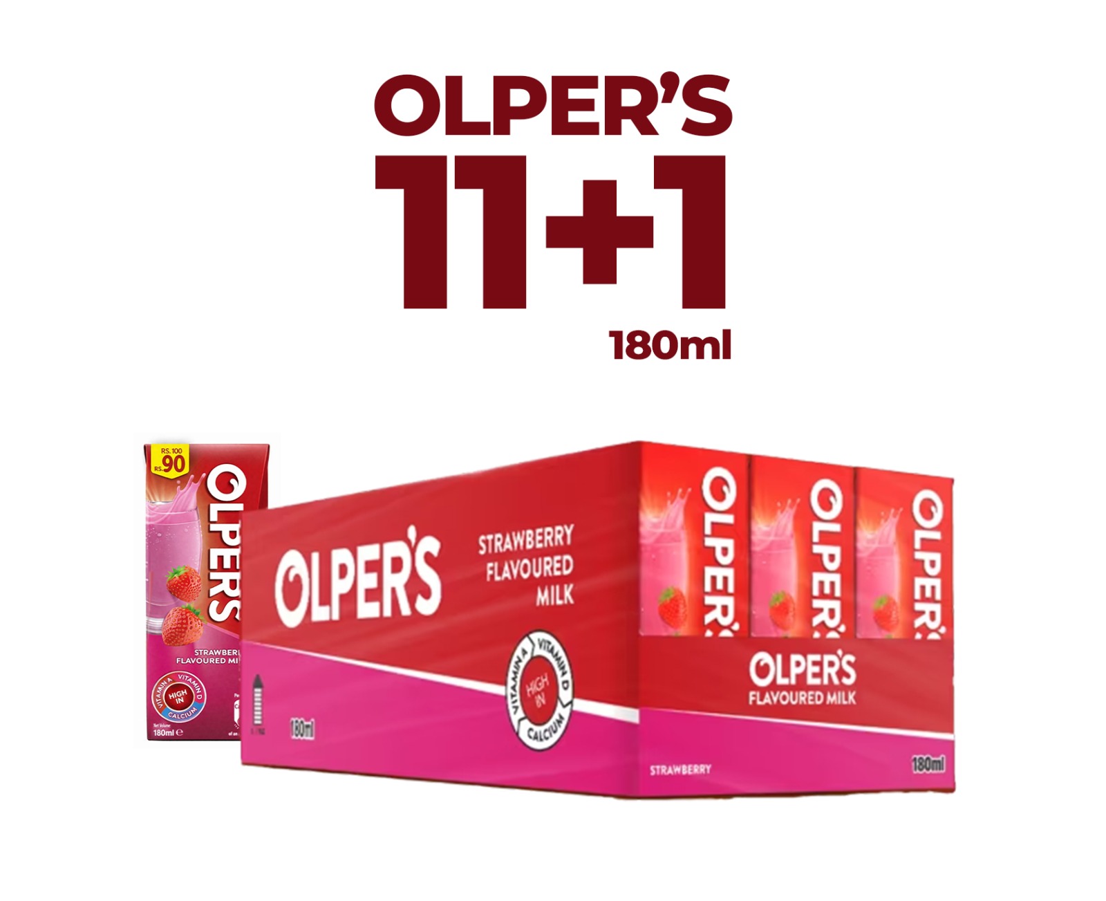 Olpers Strawberry FM 180ml 12PCS CP